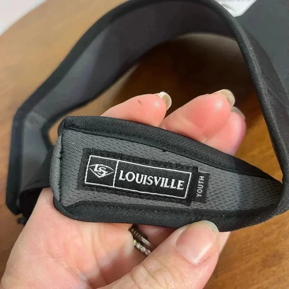Louisville LS Adjustable‎ Youth Black Baseball Visor Cap Sportswear